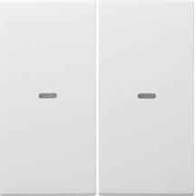 Berker 80960389 Abdeckung 2f. Tastsen.-Modul S/B pw