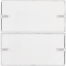 Berker 80142329 KNX Tastsensor 2-fach Komfort m. Beschriftungsfeld KNX Q.x polar