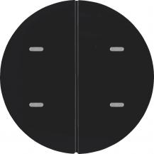 Berker 80162865 Tastsensor 2f Komf KNX R.x sw glän