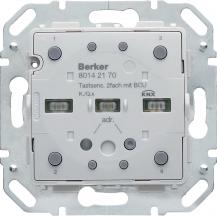Berker 80142170 KNX Tastsensor-Modul 2-fach mit integriertem Busankoppler KNX Q.