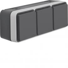 Hager Steckdose SK-S 3f waag e BS KD AP W.1 gr