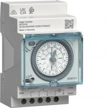 Hager Tagesschaltuhr,1W/16A,3PLE,Gangr,analog