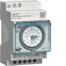 Hager Wochenschaltuhr,1W/16A,3PLE,Gangr,analog