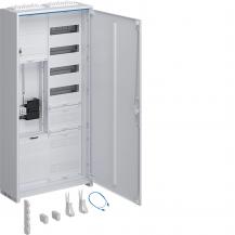 Hager Komplettschr., univ.Z 1100x550x205mm SKII IP44, 1ZP/VF-5rh/APZ, 2feld, Aus