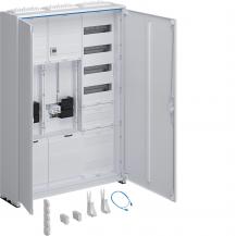 Hager Komplettschrank, univ.Z, 1100x800x205mm, SKII, IP44, 2ZP/VF-5rh/APZ, 3-fel