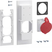 Hager Steckdosenflansch,universZ,32A CEE