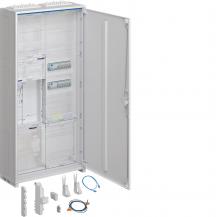 Hager Komplettschrank, univ.Z, 1 ZP, BKE-I, APZ, VT5, H=1100mm, 2-feld., ÜSS, ES
