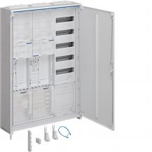 Hager Komplettschrank, univers Z, 2 ZP, BKE-I, APZ, VT5, H=1100mm, 3-feldig, ESA