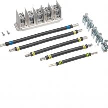 Hager Anschlusssatz, uni.Z, 5-p., Klemmb. 35-95mm², Kab. 50mm², f. U84LU, Einsp.