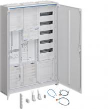 Hager Komplettschrank, univers Z, 1 ZP, 1 SG, BKE-I, APZ, VT5, H=1100 mm, 3-feld