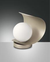 Adria Tischleuchte LED 1x6W Gold edelmatt Fabas Luce