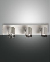 Fabas Luce 3451-83-212 3er Deckenstrahler MODO GU10 Aluminium gebürstet