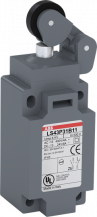ABB LS43P31B11 Standard-Positionsschalter Kunststoff-Gehäuse grau IP65 Rollenhebel mit Polyamid-Rolle