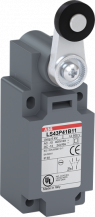 ABB LS43P41B11 Standard-Positionsschalter Kunststoff-Gehäuse grau IP65 Polyamid-Rollenschwenkhebel D=22