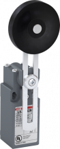 ABB LS32P52B11 Standard-Positionsschalter Kunststoff-Gehäuse grau IP65 Verstellb. Gummi-Rollenschw.hebel D=45
