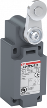 ABB LS43P42B11 Standard-Positionsschalter Kunststoff-Gehäuse grau IP65 Edelstahl-Rollenschwenkhebel D=22