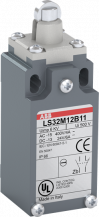 ABB LS32M12B11 Standard-Positionsschalter Metall-Gehäuse IP66 Stahl-Rollendruckbolzen (verzinkt) D=11