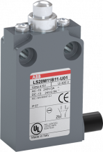 ABB LS20M11B11-U01 Positionsschalter Metall-Gehäuse IP67 Messingdruckbolzen vernickelt