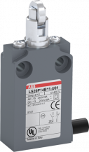 ABB LS20P14B11-U01 Positionsschalter Kunststoff-Geh. grau IP67, Stahl-Rollendr.bolzen quer verzinkt