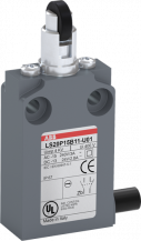 ABB LS20P15B11-U01 Positionsschalter Kunststoff-Geh.grau IP67, Kunstst.-Rollendr.bolzen quer Polyac