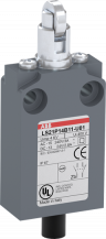 ABB LS21P14B11-U01 Positionsschalter Kunststoff-Geh. grau IP67 Stahl-Rollendruckb. quer verzinkt