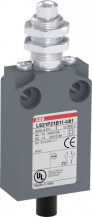ABB LS21P21B11-U01 Positionsschalter Kunststoff-Gehäuse grau IP67 Messingdruckbolzen vernickelt