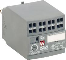 ABB TEF4S-ON Elektronischer Timer, passend für AF09 ... AF96, einschaltverzögert frontseitige Montage, Federzuganschluss