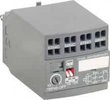 ABB TEF4S-OFF Elektronischer Timer, passend für AF09 ... AF96, ausschaltverzögert frontseitige Montage, Federzuganschluss