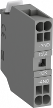 ABB CA4-10K-T Hilfskontaktblock, 1-polig, 1S, frontseitige Montage, Push-In Anschlussklemmen VPE 10St
