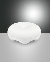 Fabas Luce 3509-30-102 LED Akku Tischleuchte Bluma Ø170mm 3,9W Warmweiß Weiß dimmbar