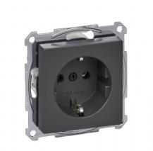 Schneider Electric Merten System M SCHUKO-Steckdose Anthrazit 16 A 250 V IP20 MTN2301-0414