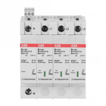 ABB OVR T2-T3 20-440 P TS QS SPD Typ 2 für 400/690 V 1P, Imax 20kA, In 5kA, Up 1, 4kV, TS Telesignal