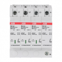 ABB OVR T2 3N 40-440 P QS SPD Typ 2 für 400/690 V TT-3Ph. + TN-S 3P+N, Imax 40kA, In 20kA, Up 1, 8kV