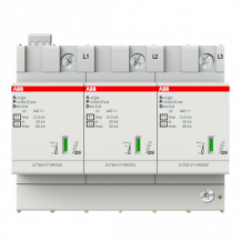 ABB OVR T1-T2 3L 12.5-440s P TS QS Kombi-Ableiter T1-T2 12.5kA/Pol, TNC 3, Uc 440V, Up 1, 6 kV, TS