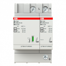 ABB OVR T1-T2 1N 12.5-440s P QS Kombi-Ableiter T1-T2 12.5kA/Pol, TT/TN 1+N, Uc 440V, Up 1, 8 kV