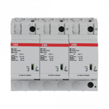 ABB OVR T1-T2 3L 12.5-440s P QS Kombi-Ableiter T1-T2 12.5kA/Pol, TNC 3, Uc 440V, Up 1, 6 kV