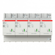 ABB OVR T1-T2 4L 12.5-440s P QS Kombi-Ableiter T1-T2 12.5kA/Pol, TNS 4+0, Uc 440V, Up 1, 6 kV