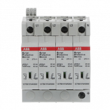 ABB OVR T2 4L 40-275s P TS QS SPD T2 mit Reserve-Var. 230/400 V TNS 4P 4P, Imax 40kA, In 20kA, Up 1, 5kV, TS
