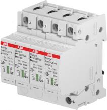 ABB OVR T2 3N 40-440s P TS QS SPD T2 mit Reserve-Varistor 400/690 V TT/TNS 3P 3P+N, Imax 40kA, In 20kA, Up 2, 0kV, TS