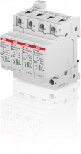 ABB OVR T2 4L 80-275s P TS QS SPD T2 mit Reserve-Var. 230/400 V TNS 4P 4P, Imax 80kA, In 30kA, Up 1, 8kV, TS