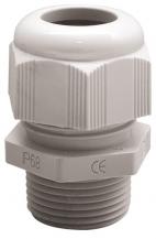 ABB F7000900 SIB-TEC Kabelverschraubung PG9, Hellgrau, PA6, Ø2,5-8mm