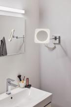LED-Kosmetikspiegel Jora mit 3-fach-Vergrößerung & WhiteSwitch-Funktion Paulmann 78933