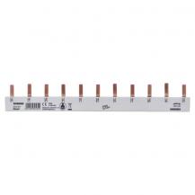 SIEMENS Stiftsammelschiene 5ST3667 10mm² 3-phasig/+ 8x Phase berührungssicher für SENTRON Schutzgeräte