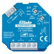 ELTAKO EUD61NPN-UC – Universal Dimmer 0–400 W Einbau Fernschaltdimmer UC
