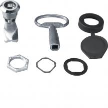 Hager Schließ.,univers,vierk.7mm,m.Schlüssel