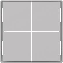 Berker 81182024 Tasten f.Tast.modul,4f,Q.x,alu