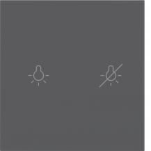 Berker 81181186 Tasten f.Tast.modul,1f,S.x/B.x,ant,be