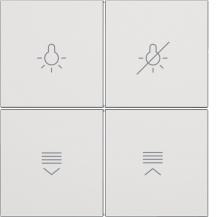 Berker 81182189 Tasten f.Tast.modul,4f,S.x/B.x,pw m,be