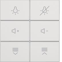 Berker 81183189 Tasten f.Tast.modul,6f,S.x/B.x,pw m,be