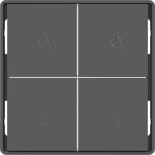 Berker 81182226 Tasten f.Tast.modul,4f,Q.x,ant,bel